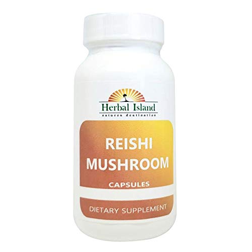 Herbal Island Reishi Mushroom Capsules 500mg - 120 Count
