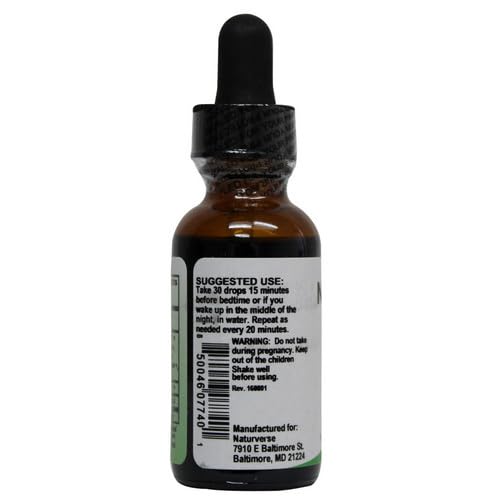 Naturverse Sleep with Valerian and Melatonin Liquid Extract - 1 Fl Oz - image 3