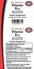 AvPak Vitamin B12 500mcg Tablet - 50 Count - image 3