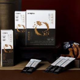 H HEBLIS Korean Black Ginseng White Platycodon Energy Sticks - 30 Pack - image 2