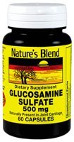 Nature's Blend Glucosamine Sulfate 500mg Capsules - 240 Count