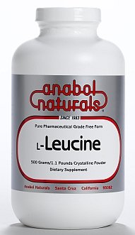 Anabol Naturals L-Leucine 500g Powder - 500g