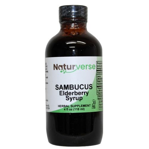 Naturverse Sambucus Elderberry Syrup Alcohol-Free - 4 Fl Oz