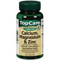 Top Care Calcium, Magnesium & Zinc Mineral Supplement - 3 Pack