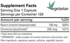Karuna Chromium GTF 120 Vegetarian Capsules - image 2