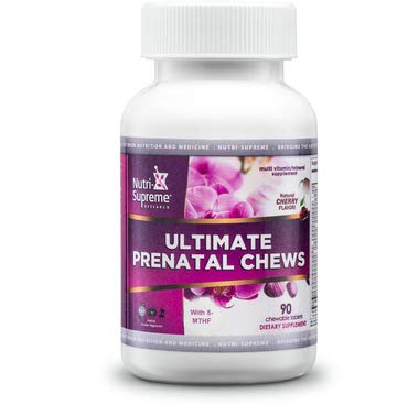 NUTRI-SUPREME RESEARCH Ultimate Prenatal Chews with Folate - 90 Chews