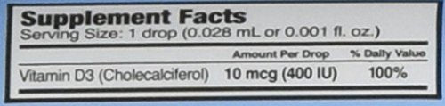 Ddrops Baby Vitamin D3 400 IU Drops - 0.24 Fl Oz (Pack of 3) - image 5