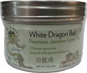 GT White Dragon Ball Premium Jasmine Green Tea - 4 Ounce Tin - image 3