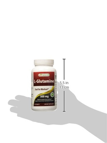 Best Naturals L-Glutamine 500 mg - 250 Tablets - image 8