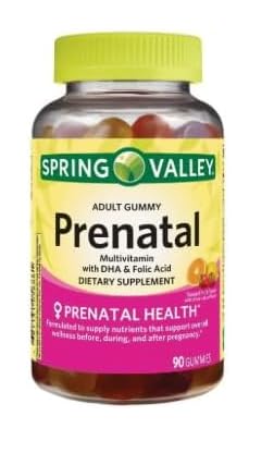 SEDLAV Prenatal Multivitamin Gummies with DHA and Folic Acid - 90 Count
