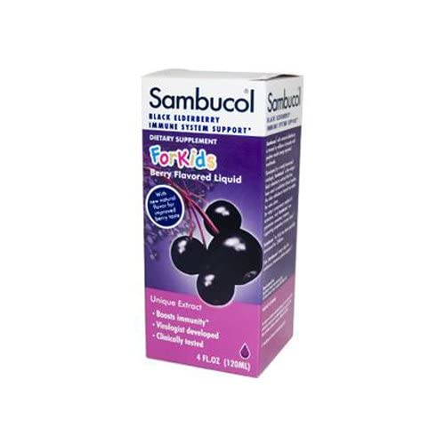 Sambucol Black Elderberry Syrup for Kids - 48 oz (Pack of 12) - image 2