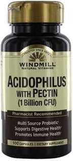 Windmill Acidophilus with Pectin - 100 Capsules