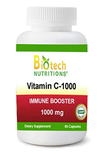 Biotech Nutritions Vitamin C-1000 1000 mg - 60 Vegetarian Capsules