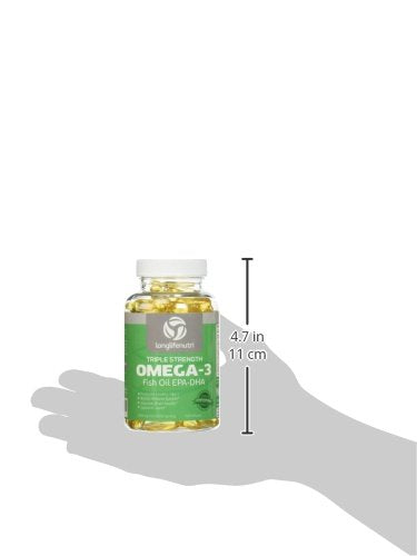 LongLifeNutri Omega 3 Fish Oil 1000mg EPA DHA - 120 Softgels - image 9