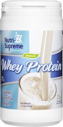 Nutri-Supreme Research Whey Protein Powder Sweet Vanilla Bean - 1.2 LB