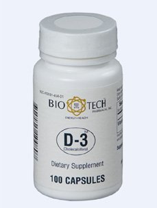 Bio-Tech Pharmacal D3 Plus Vitamin D Supplement - 60 Capsules