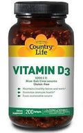Country Life Vitamin D3 1000 IU - 400 Softgels