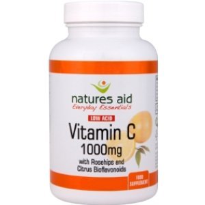 Natures Aid Vitamin C 1000mg Low Acid - 12 Pack (180 Tablets Each)
