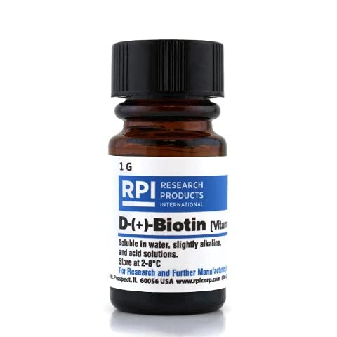 RPI D-(+)-Biotin Vitamin H Powder - 1 Gram