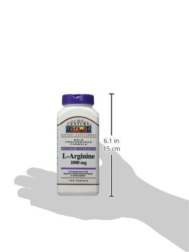Secroup 21st Century L-Arginine 1000 mg Tablets - 300 Count - image 2