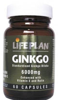 PLAN LIFE Ginkgo Biloba 120mg - 60 Capsules