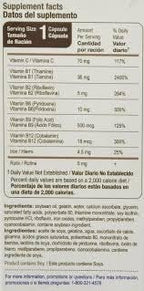 Bedoyecta Multivitamin - 180 Capsules (Pack of 6) - image 5