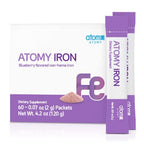Generic A.T.O.M.Y. Iron Blueberry Non-heme Iron Supplement - 60 Packets