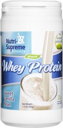 Nutri-Supreme Research Whey Protein Powder Sweet Vanilla Bean - 14 Servings