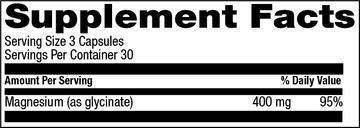 Livamed Magnesium Glycinate 400 mg - 90 Vegetarian Capsules - image 3