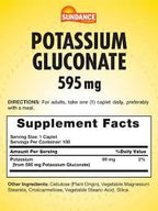 Sundance Potassium Gluconate 595 mg - 200 Caplets - image 4