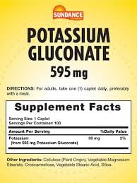 Sundance Potassium Gluconate 595 mg - 200 Caplets - image 4