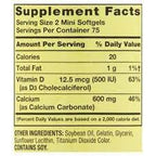 Generic Spring Valley Calcium Plus Vitamin D3 - 150 Softgels - image 5