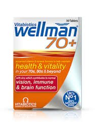 Vitabiotics Wellman 70+ Multivitamin for Men
