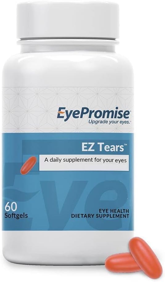EyePromise EZ Tears Eye Vitamin Softgels - 60 Count