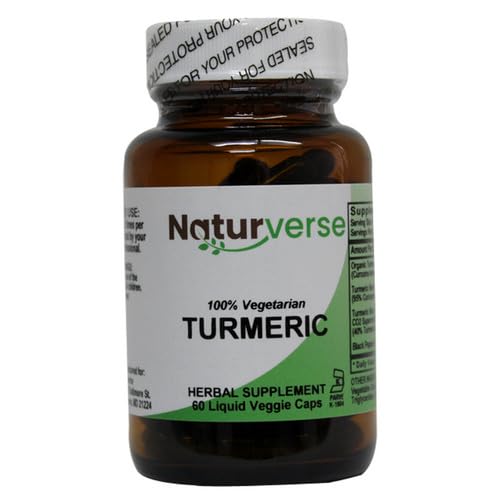 Naturverse Turmeric Liquid Capsules - 60 Vegetarian Capsules