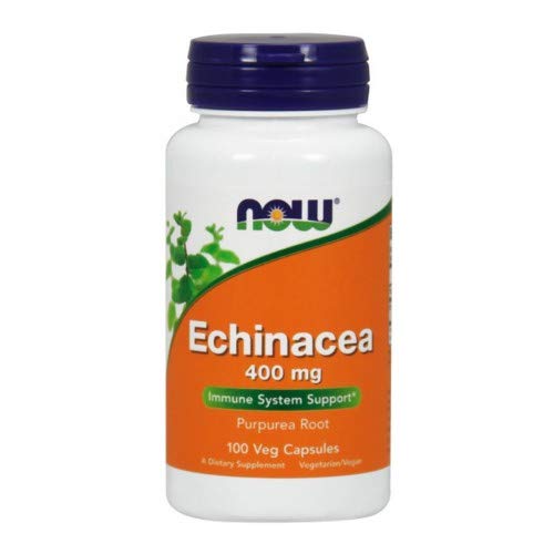 NOW Foods Echinacea 400 mg Immune Support - 200 Capsules - image 4