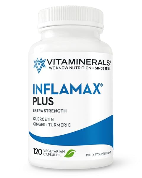 Vitaminerals Inflamax Plus Proteolytic Enzymes - 120 Vegetarian Capsules