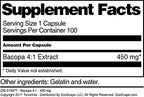 Terravita Bacopa 4:1-450 mg (100 Capsules, ZIN: 519077)
