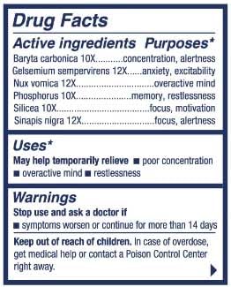 NaturalCare Children's A+ Attention Tablets for Focus & Alertness - 125ct - image 2