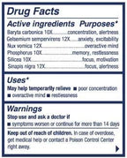 NaturalCare Children's A+ Attention Tablets for Focus & Alertness - 125ct - image 2