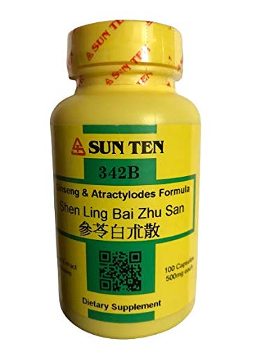 Sun Ten Ginseng & Atractylodes Formula Capsules - 100 Count
