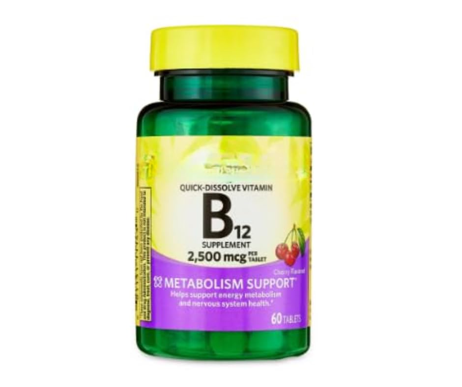 SEDLAV Vitamin B12 2,500 Mcg Quick-Dissolve Tablets - 60 Count