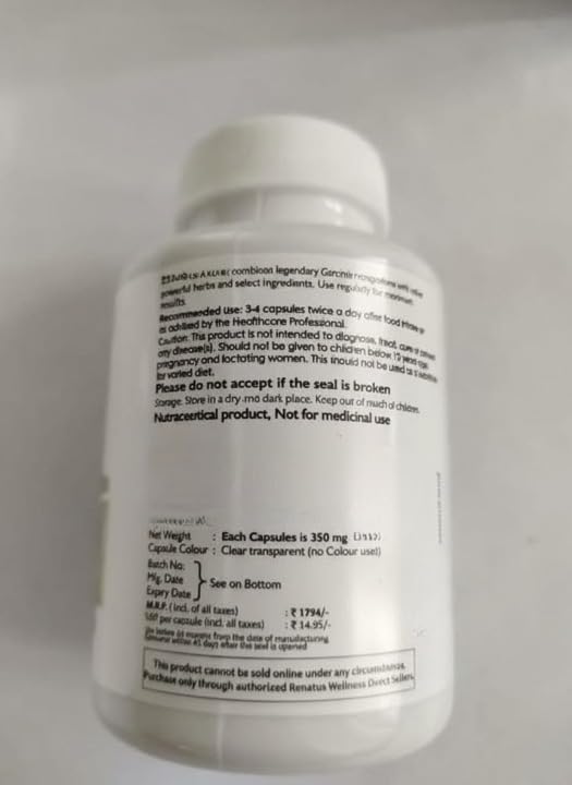 Generic Renatus Nova Original Herbal Supplement - 120 Capsules - image 2