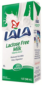 LALA Milk Vitamin UTH Grade A Lactose Free - 64 Fl Oz (2 Pack)