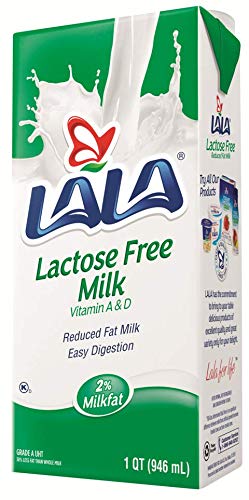 LALA Milk Vitamin UTH Grade A Lactose Free - 64 Fl Oz (2 Pack)