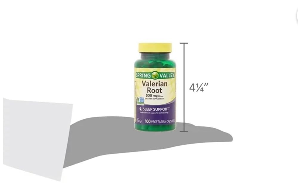 VicVan Spring Valley Valerian Root Sleep Aid 500 mg - 300 Capsules - image 4