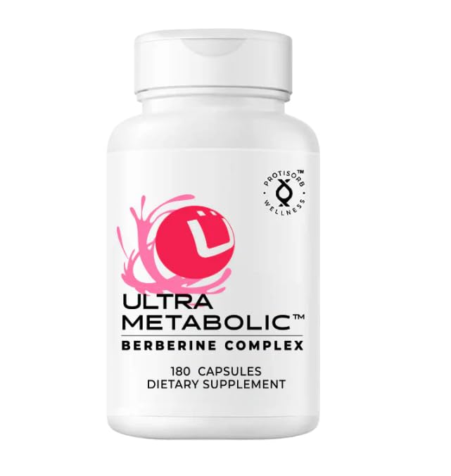 UltraCur UltraMetabolic Berberine Complex with Curcumin - 180 Capsules