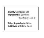NuSci L-Carnitine Pure Powder Energy - 1000g - image 3