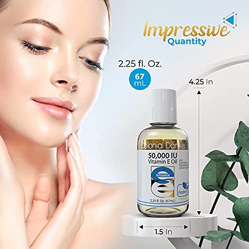 Colonial Dames Vitamin E Oil 50,000 IU - 2.2 Fl Oz - image 2