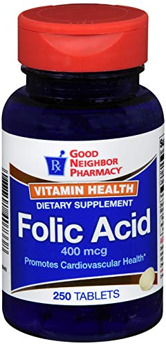 Good Neighbor Pharmacy Folic Acid 400 MCG - 250 Tablets